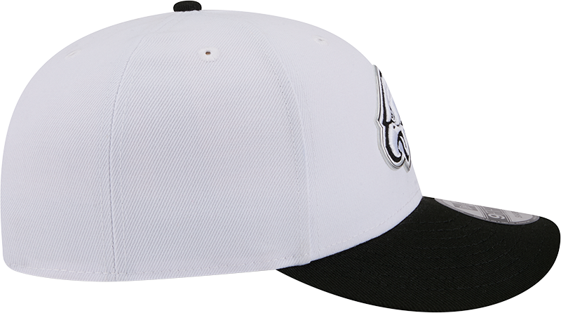 Philadelphia Eagles New Era White/Black 2026 NFL Draft 9FIFTY Snapback Adjustable Hat