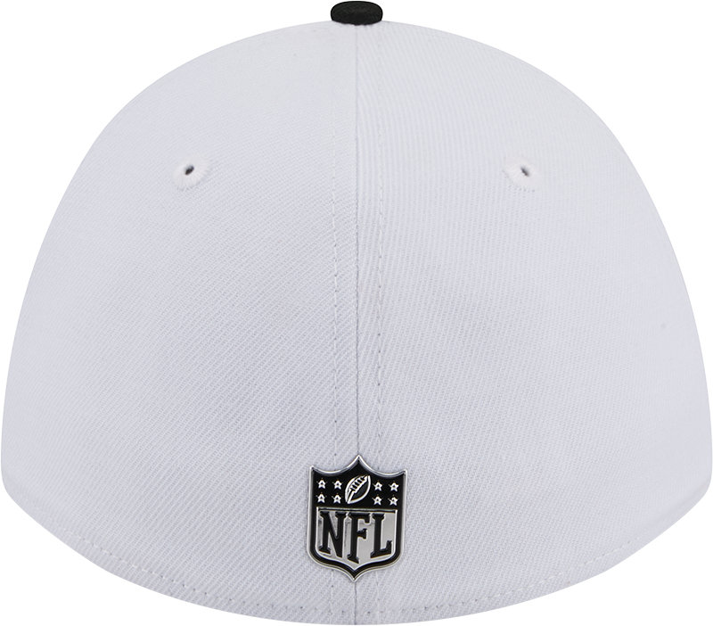Buffalo Bills New Era White/Black 2026 NFL Draft 39THIRTY M-Crown Flex Hat