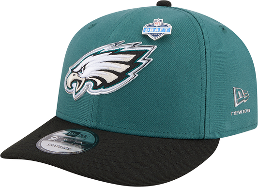 Philadelphia Eagles New Era Green 2026 NFL Draft 9FIFTY Snapback Adjustable Hat