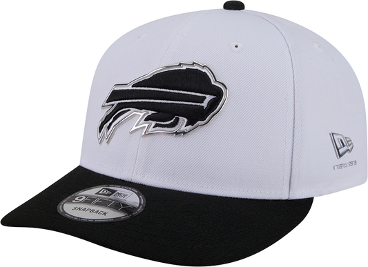 Buffalo Bills New Era White/Black 2026 NFL Draft 9FIFTY Snapback Adjustable Hat