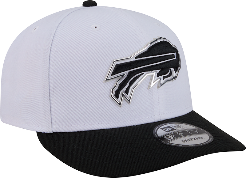 Buffalo Bills New Era White/Black 2026 NFL Draft 9FIFTY Snapback Adjustable Hat