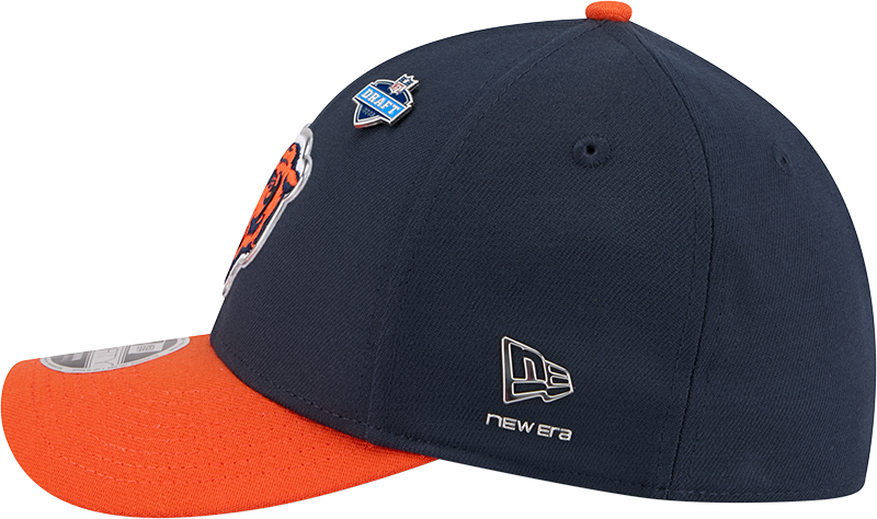 Chicago Bears New Era Navy/Orange 2026 NFL Draft 39THIRTY M-Crown Flex Hat
