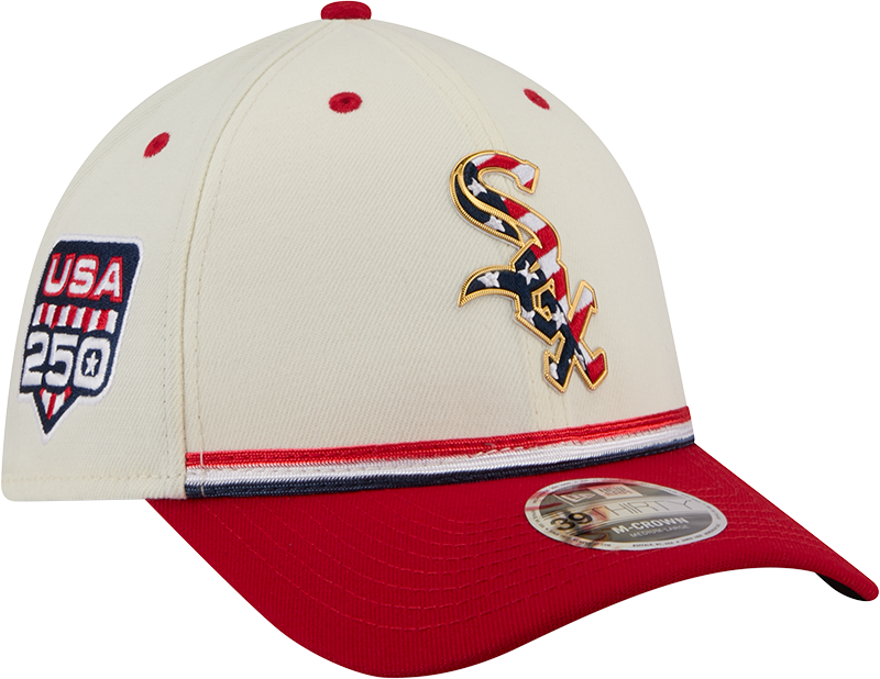 Chicago White Sox New Era 250th Independence Day 39Thirty M-Crown Flex Fit Hat