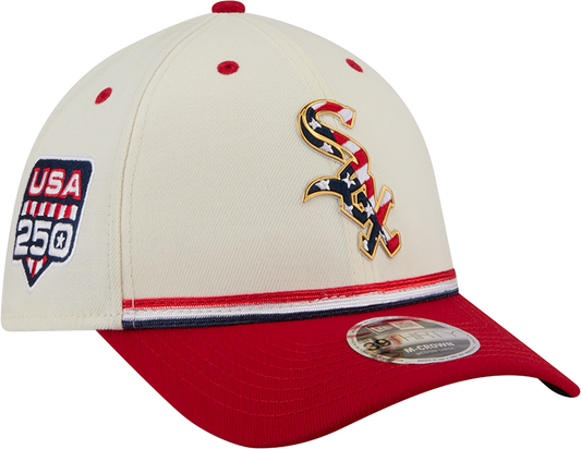 Chicago White Sox New Era 250th Independence Day 39Thirty M-Crown Flex Fit Hat
