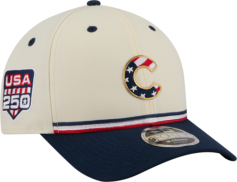 Chicago Cubs New Era 250th Independence Day 9FORTY M-Crown Adjustable Hat