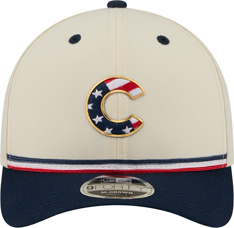 Chicago Cubs New Era 250th Independence Day 9FORTY M-Crown Adjustable Hat