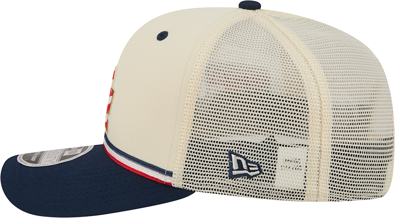 Los Angeles Dodgers New Era 250th Independence Day 2 Tone Ivory/Navy 9SEVENTY Trucker Hat