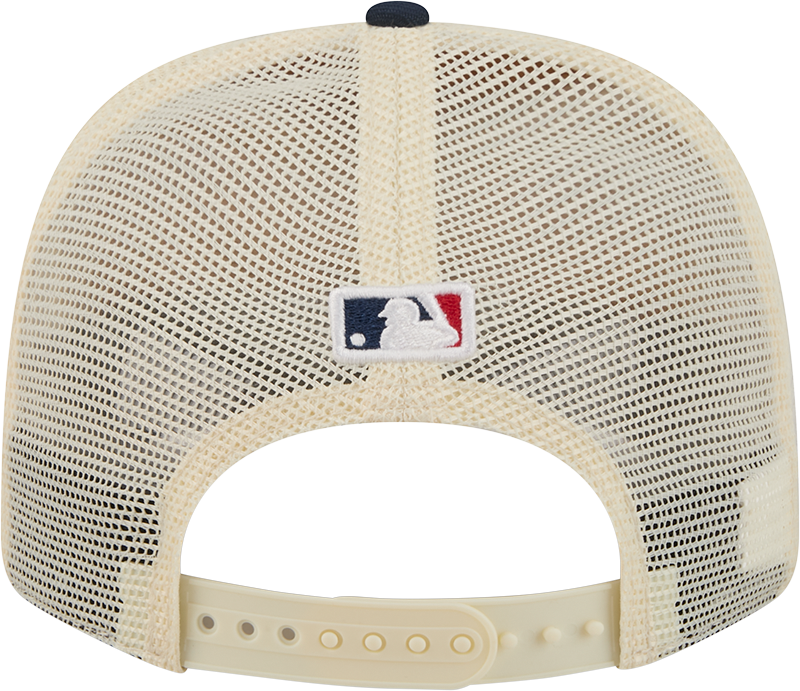 New York Yankees New Era 250th Independence Day 2 Tone Ivory/Navy 9SEVENTY Trucker Hat