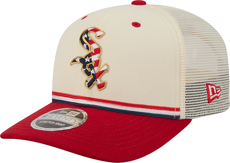 Chicago White Sox New Era 250th Independence Day 2 Tone Ivory/Red 9SEVENTY Trucker Hat
