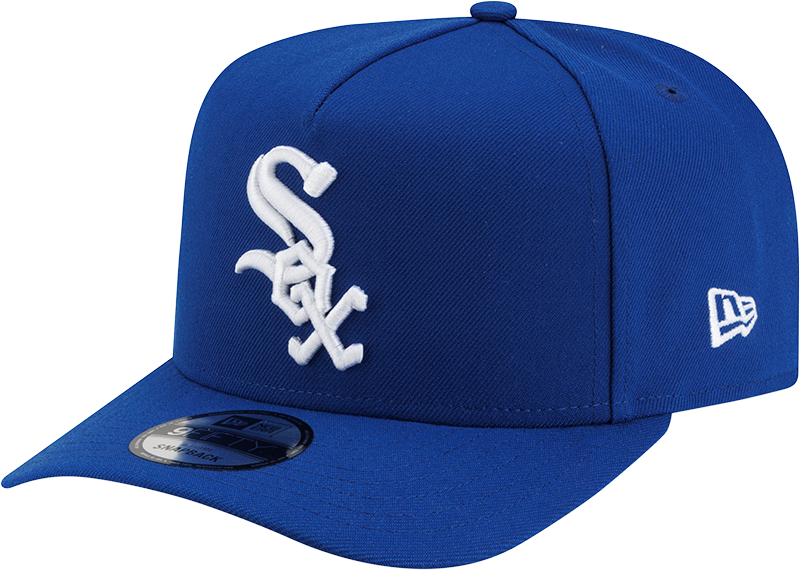 Chicago White Sox New Era Royal Team Logo A-Frame 9FIFTY Snapback Hat