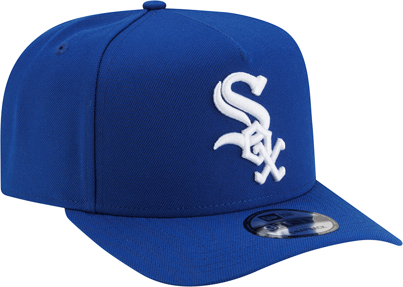 Chicago White Sox New Era Royal Team Logo A-Frame 9FIFTY Snapback Hat