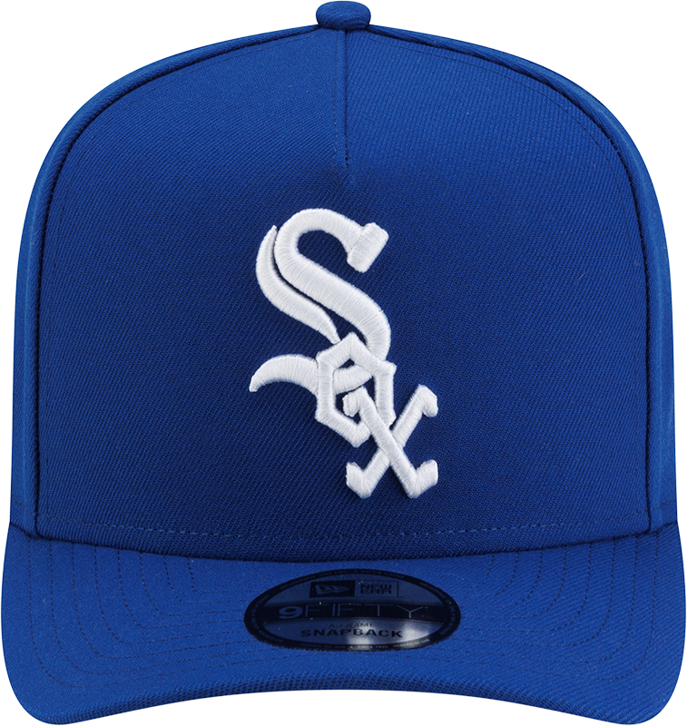 Chicago White Sox New Era Royal Team Logo A-Frame 9FIFTY Snapback Hat