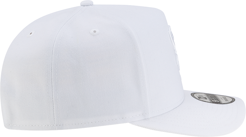 Chicago White Sox New Era White Team Logo A-Frame 9FIFTY Snapback Hat