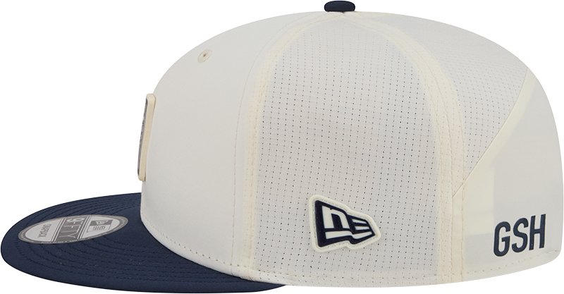 Men's Chicago Bears New Era Cream/Navy 2026 NFL Training Camp 9FIFTY Snapback Hat