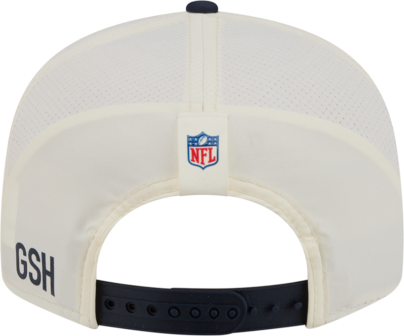Men's Chicago Bears New Era Cream/Navy 2026 NFL Training Camp 9FIFTY Snapback Hat