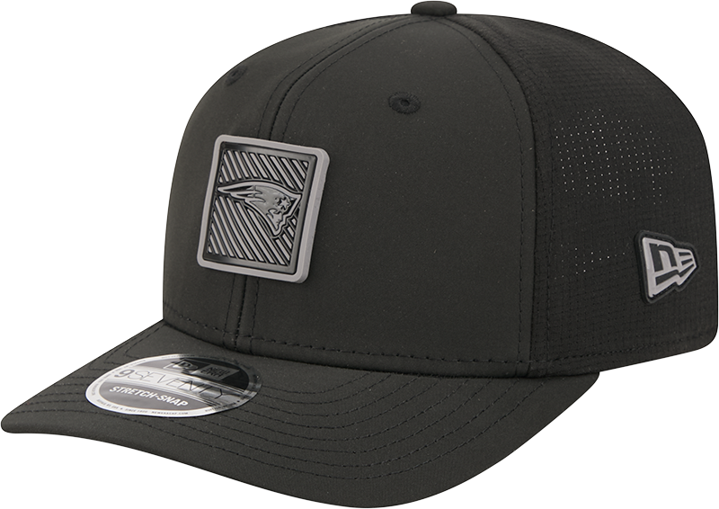 Men's New England Patriots New Era Black 2026 NFL Training Camp 9SEVENTY Adjustable Hat