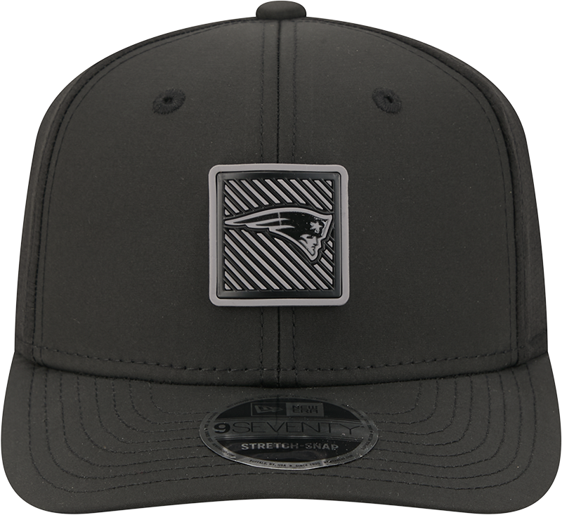 Men's New England Patriots New Era Black 2026 NFL Training Camp 9SEVENTY Adjustable Hat