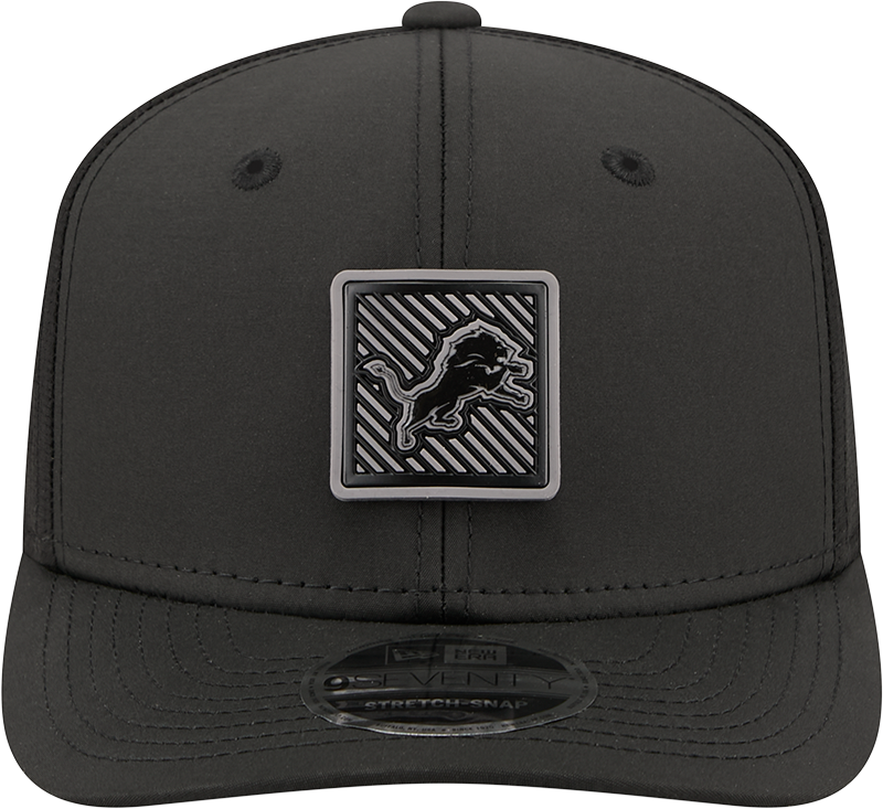 Men's Detroit Lions New Era Black 2026 NFL Training Camp 9SEVENTY Adjustable Hat