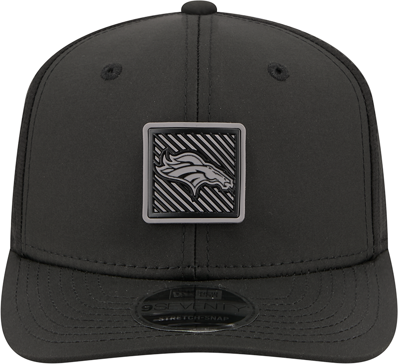 Men's Denver Broncos New Era Black 2026 NFL Training Camp 9SEVENTY Adjustable Hat