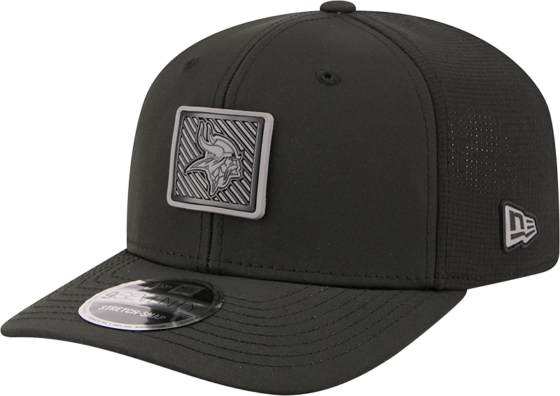 Men's Minnesota Vikings New Era Black 2026 NFL Training Camp 9SEVENTY Adjustable Hat
