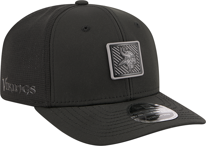 Men's Minnesota Vikings New Era Black 2026 NFL Training Camp 9SEVENTY Adjustable Hat