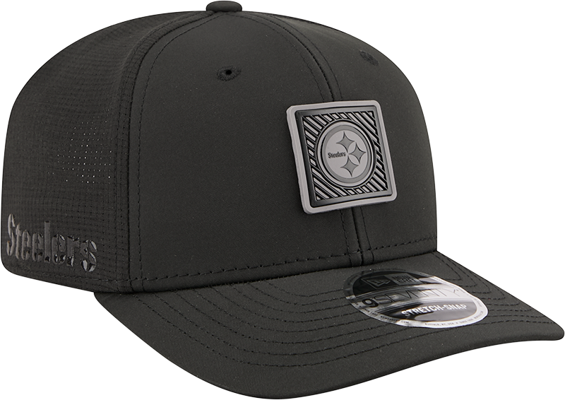 Men's Pittsburgh Steelers New Era Black 2026 NFL Training Camp 9SEVENTY Adjustable Hat
