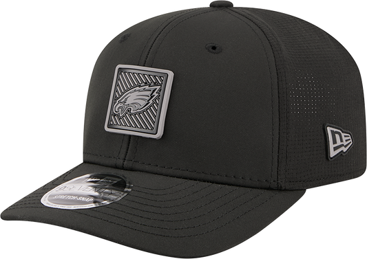Men's Philadelphia Eagles New Era Black 2026 NFL Training Camp 9SEVENTY Adjustable Hat