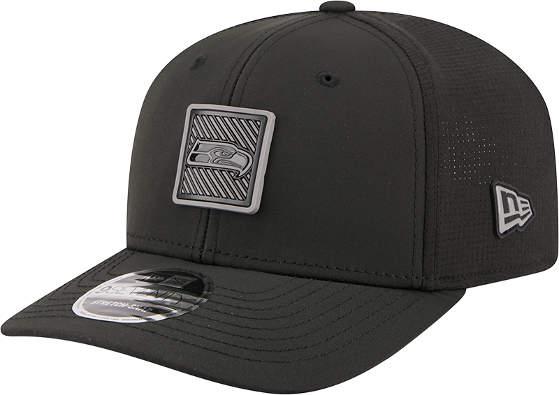 Men's Seattle Seahawks New Era Black 2026 NFL Training Camp 9SEVENTY Adjustable Hat