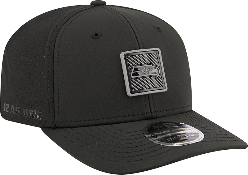 Men's Seattle Seahawks New Era Black 2026 NFL Training Camp 9SEVENTY Adjustable Hat