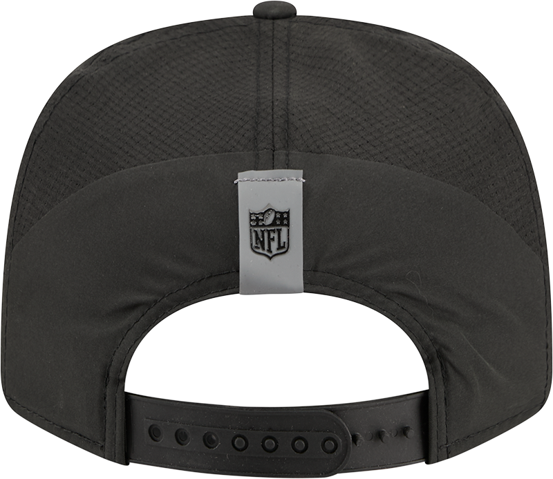 Men's Philadelphia Eagles New Era Black 2026 NFL Training Camp 9SEVENTY Adjustable Hat-Throwback Logo