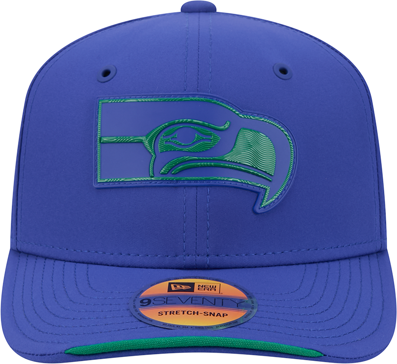 Men's Seattle Seahawks New Era 2026 NFL Sideline 9SEVENTY Royal Blue Adjustable Hat