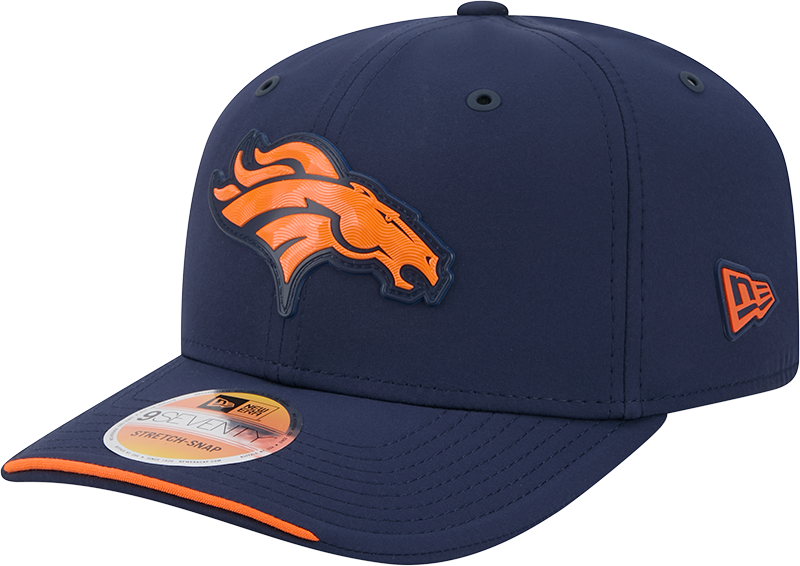 Men's Denver Broncos New Era 2026 NFL Sideline 9SEVENTY Navy Adjustable Hat