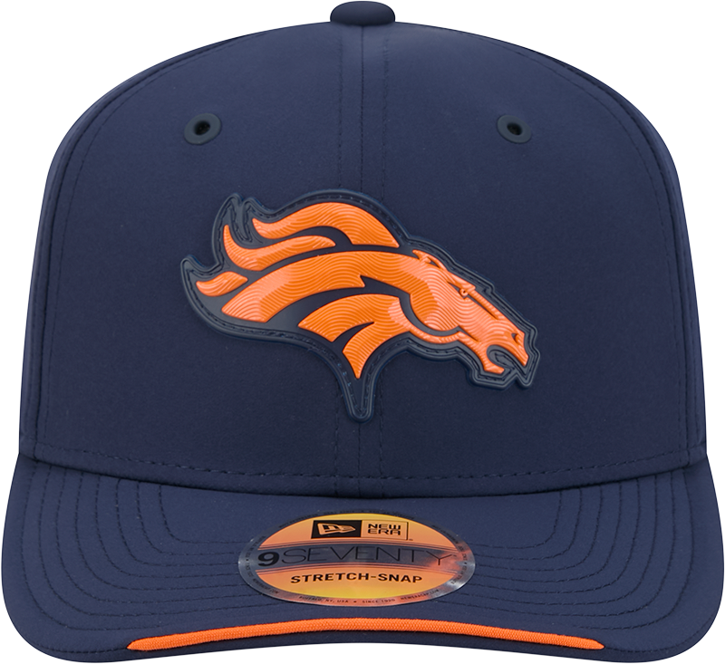Men's Denver Broncos New Era 2026 NFL Sideline 9SEVENTY Navy Adjustable Hat
