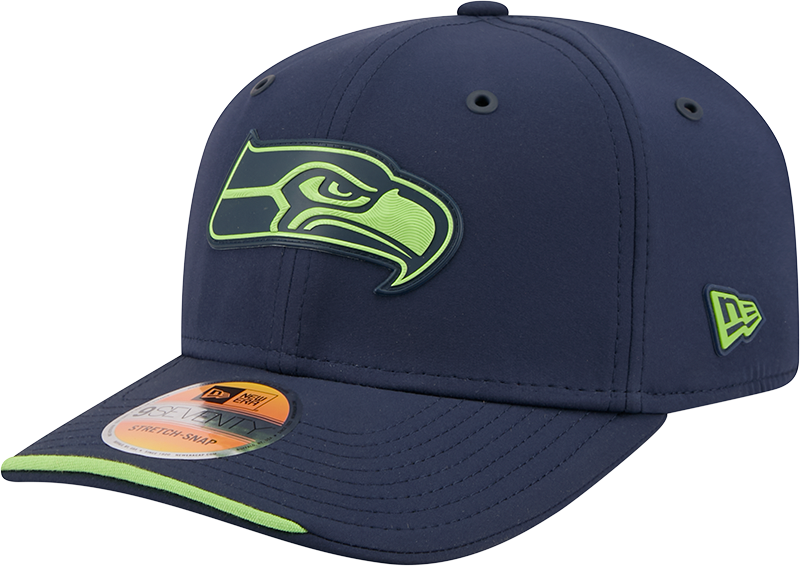 Men's Seattle Seahawks New Era 2026 NFL Sideline 9SEVENTY Navy Adjustable Hat