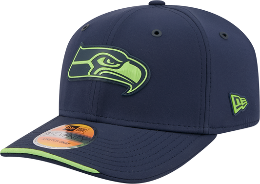 Men's Seattle Seahawks New Era 2026 NFL Sideline 9SEVENTY Navy Adjustable Hat