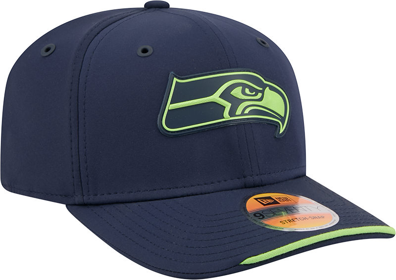 Men's Seattle Seahawks New Era 2026 NFL Sideline 9SEVENTY Navy Adjustable Hat