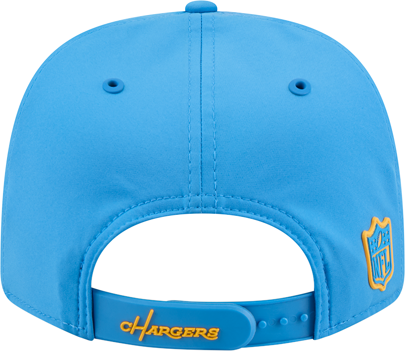 Men's Los Angeles Chargers New Era 2026 NFL Sideline 9SEVENTY Throwback Logo Light Blue Adjustable Hat