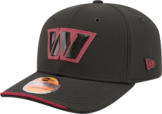 Men's Washington Commanders New Era 2026 NFL Sideline 9SEVENTY Black Adjustable Hat