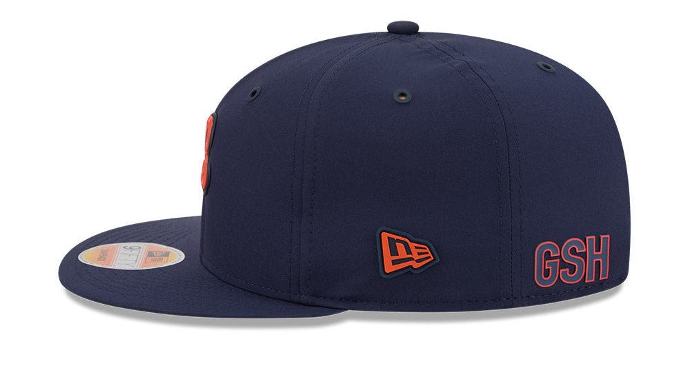 Men's Chicago Bears New Era Navy B Logo 2026 NFL Sideline 9FIFTY Snapback Hat