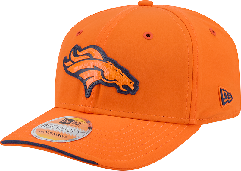 Men's Denver Broncos New Era 2026 NFL Sideline 9SEVENTY Orange Adjustable Hat