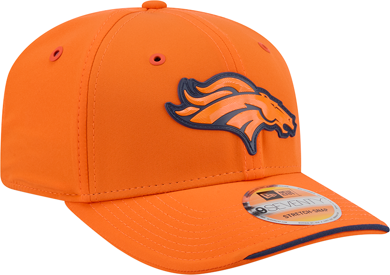 Men's Denver Broncos New Era 2026 NFL Sideline 9SEVENTY Orange Adjustable Hat