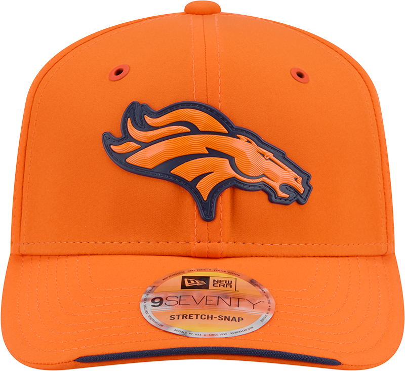 Men's Denver Broncos New Era 2026 NFL Sideline 9SEVENTY Orange Adjustable Hat