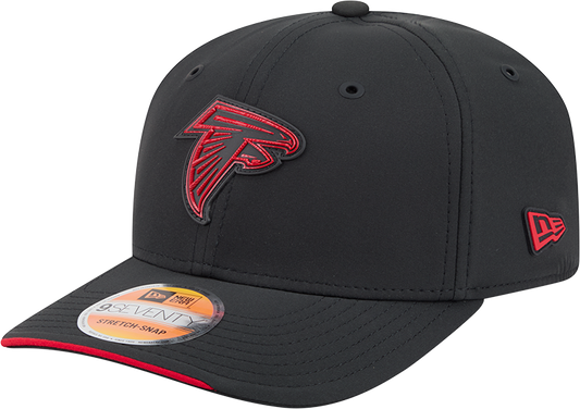 Men's Atlanta Falcons New Era 2026 NFL Sideline 9SEVENTY Black Adjustable Hat