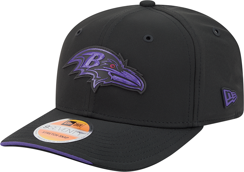 Men's Baltimore Ravens New Era 2026 NFL Sideline 9SEVENTY Black Adjustable Hat