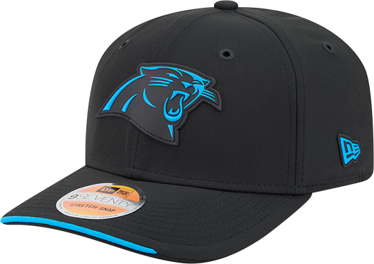 Men's Carolina Panthers New Era 2026 NFL Sideline 9SEVENTY Black Adjustable Hat