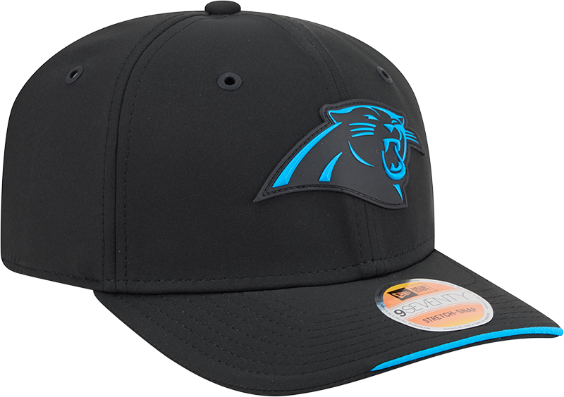 Men's Carolina Panthers New Era 2026 NFL Sideline 9SEVENTY Black Adjustable Hat