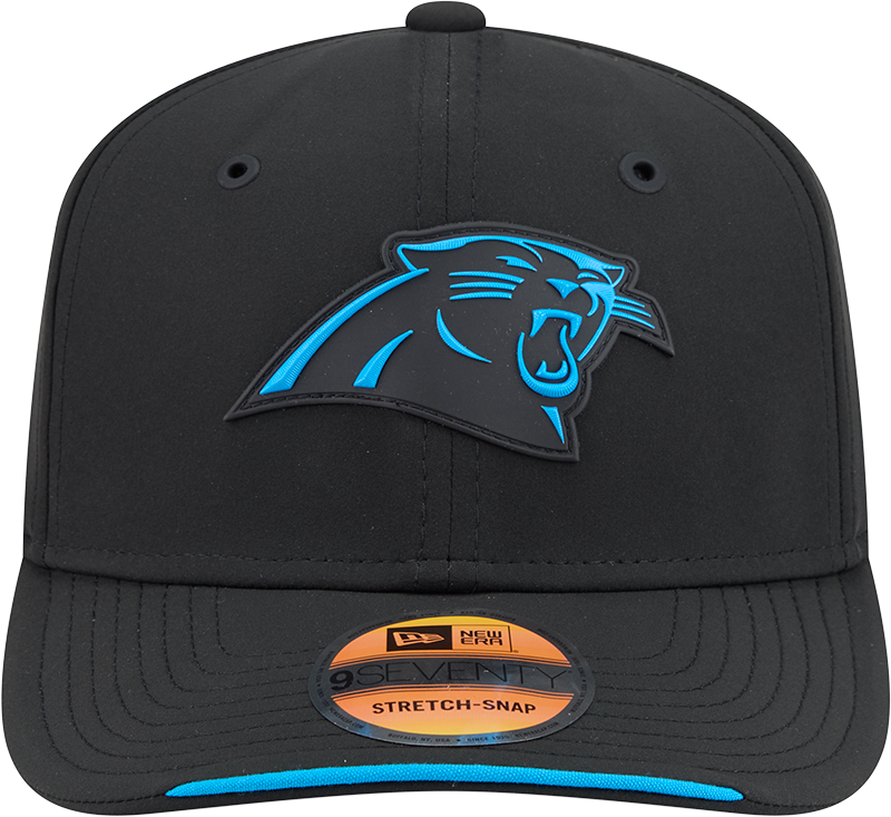 Men's Carolina Panthers New Era 2026 NFL Sideline 9SEVENTY Black Adjustable Hat