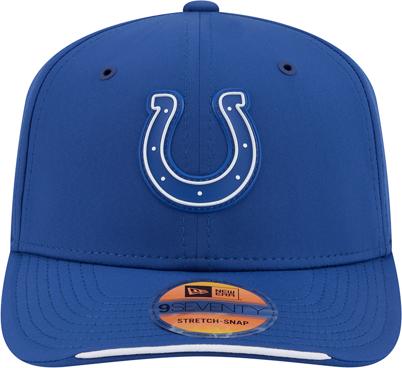 Men's Indianapolis Colts New Era 2026 NFL Sideline 9SEVENTY Royal Blue Adjustable Hat