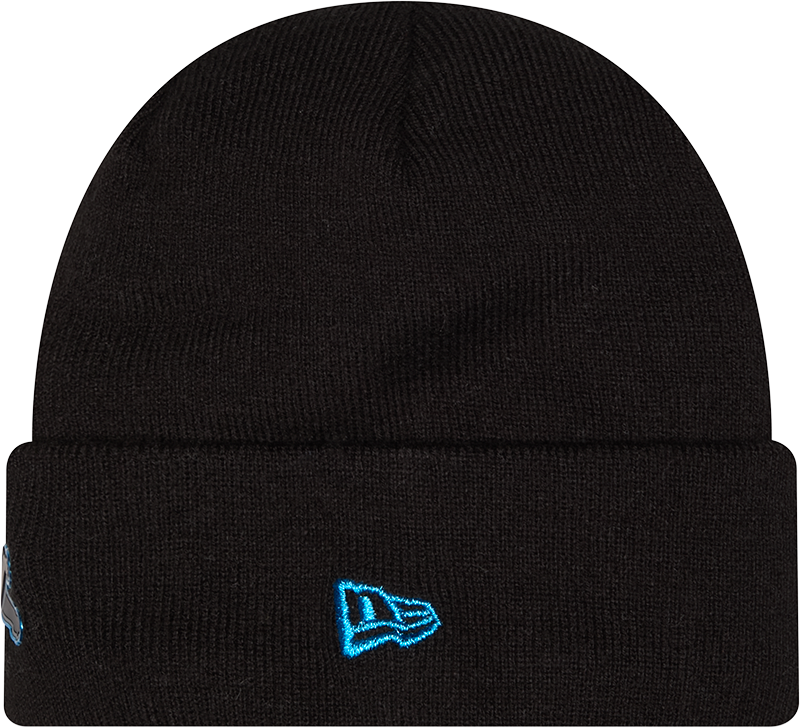 Detroit Lions Chrome 2026 Sideline Black New Era Knit Cuffed Knit
