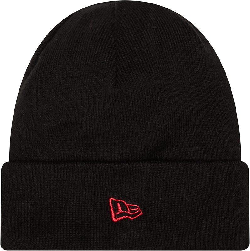 Chicago Blackhawks Chrome 2026 Black New Era Knit Cuffed Knit